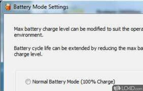 battery life extender settings